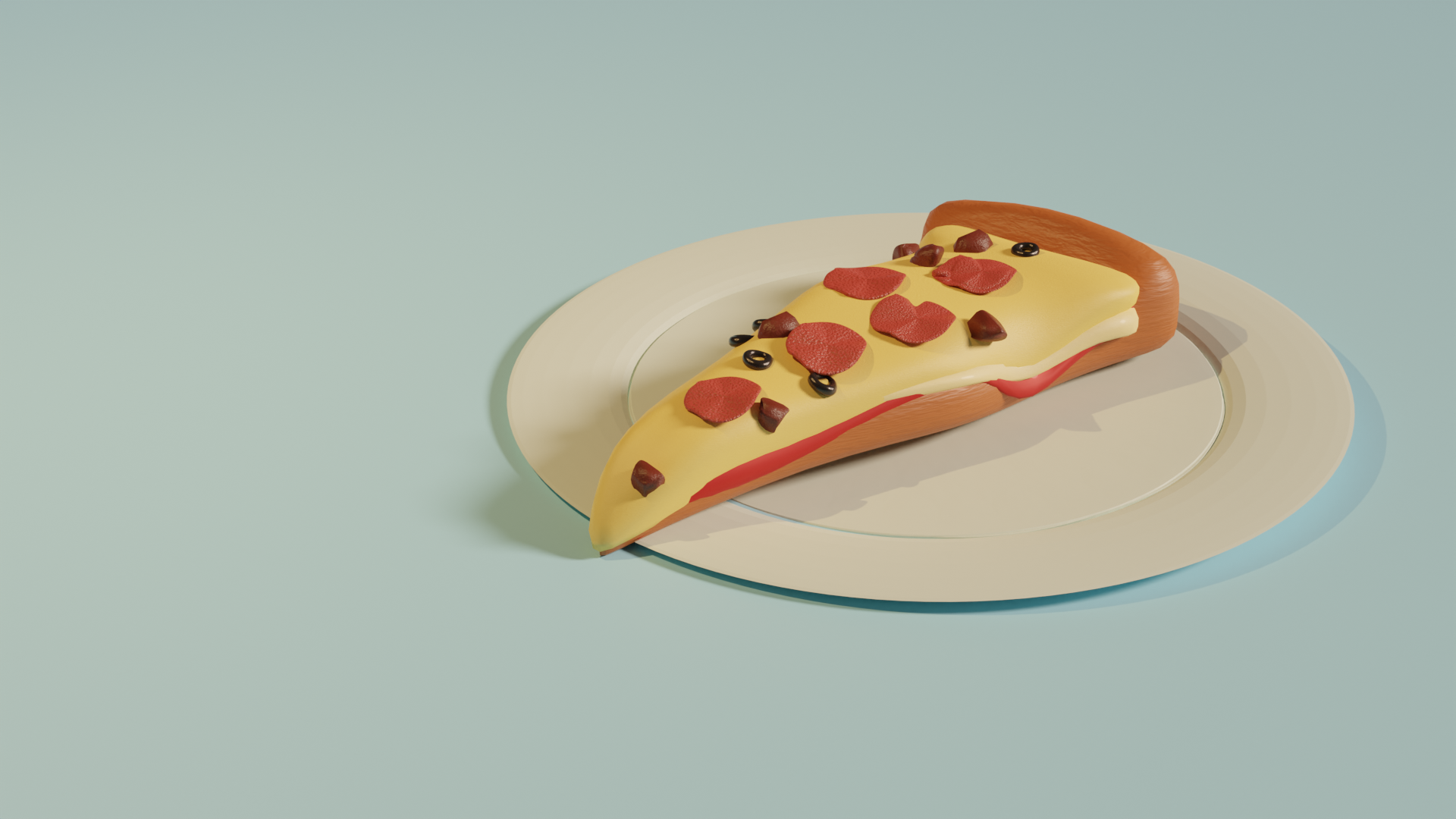 A picture of a pizza slice